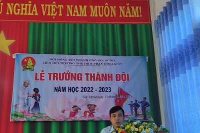 Tổ chức Lễ trưởng thành Đội cho đội viên Đội TNTP Hồ Chí Minh